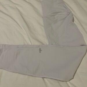 ALO Yoga white leggings